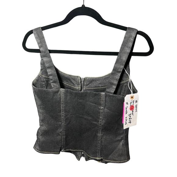 EB Denim Sample Sale Rainy Denim Corset Midnight “Black” - Picture 2 of 12